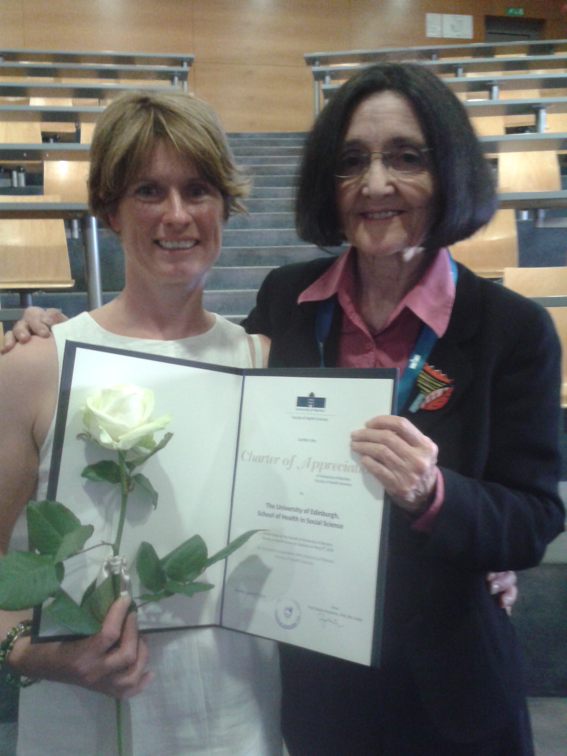 Pam Smith and Rosie Stenhouse